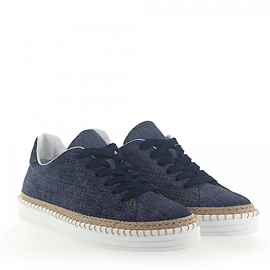 Hogan - Sneaker R260 Denim jeansblau Bast beige - blau