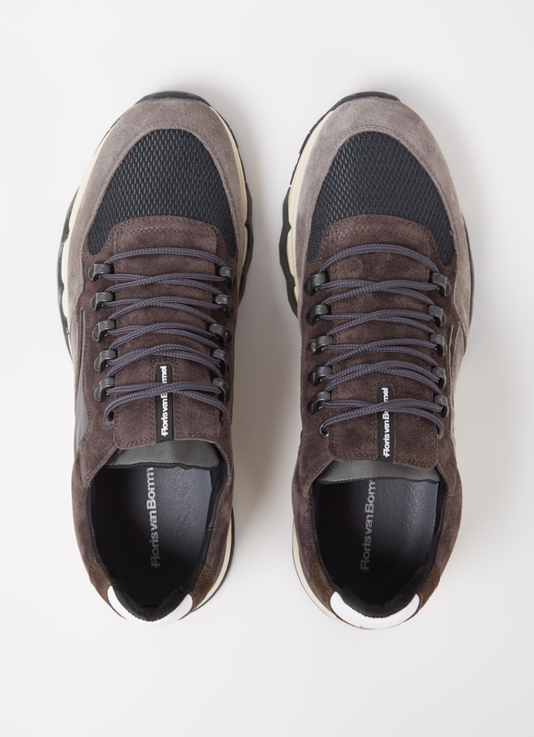 Floris van Bommel De Zager 01.21 suede sneaker with mesh details