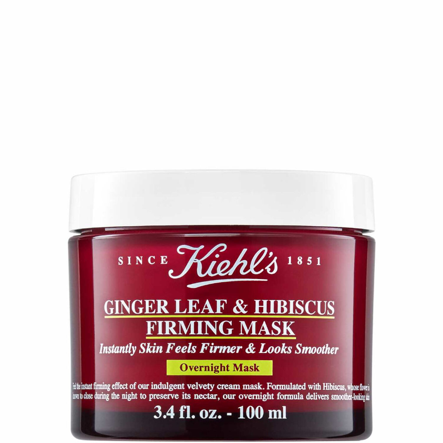 kiehl's Ginger Leaf & Hibiscus Masque de Nuit Raffermissant à l'Hibiscus et au Gingembre