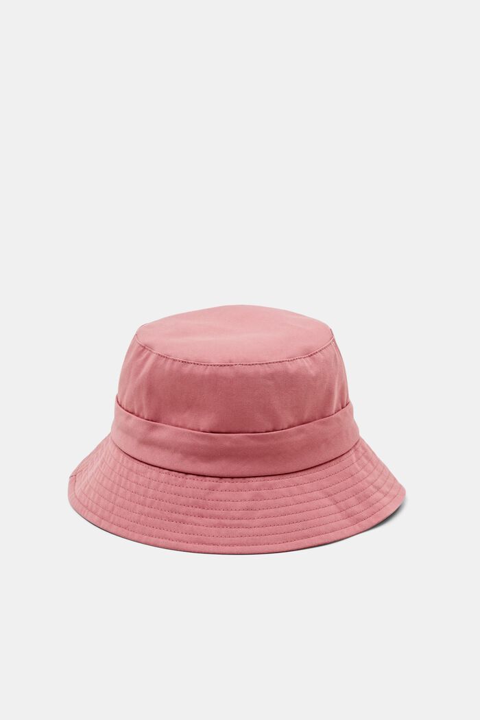 Bucket Hat aus Twill mit Bindeschleife
