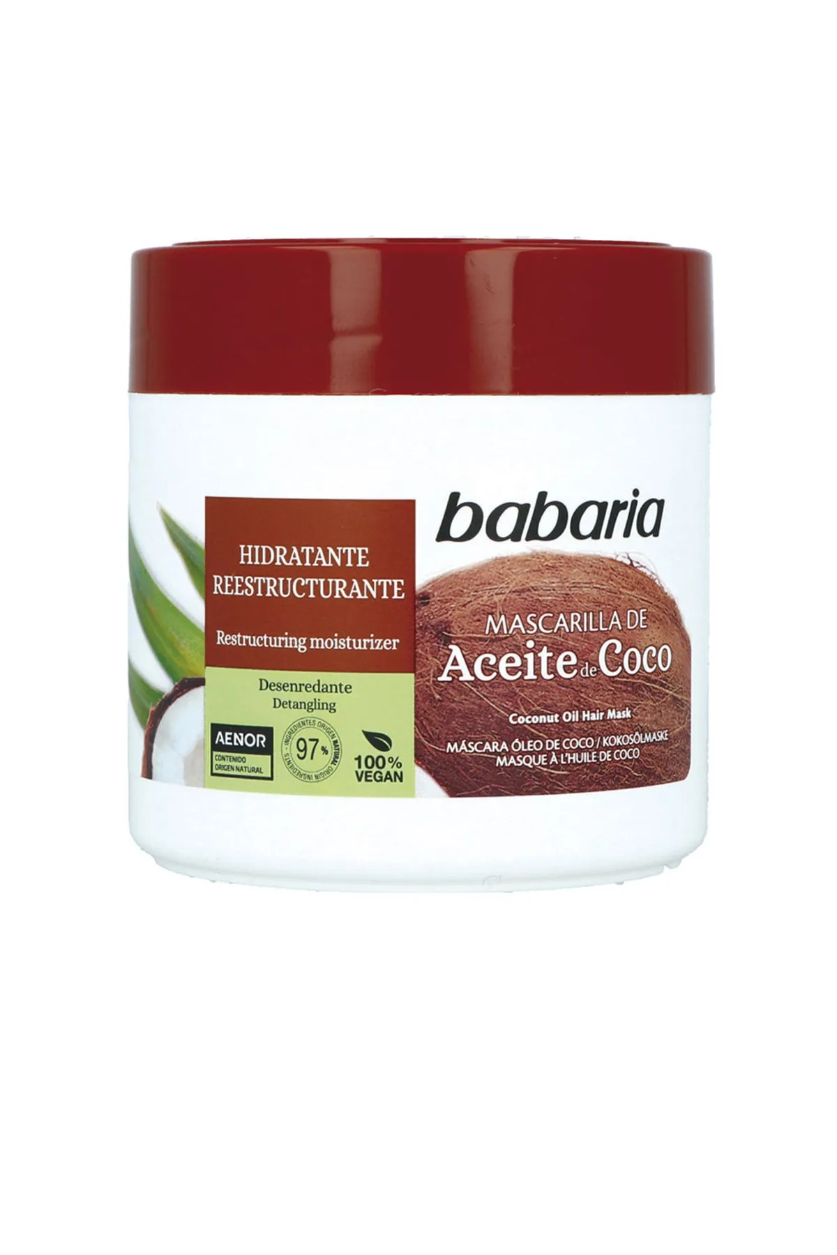 Babaria  Coco Feuchtigkeitsspendende Haarmaske Babaria 400 ml