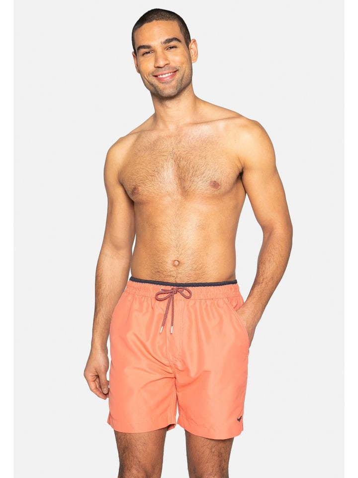 Threadbare Badeshorts Dawlish in Coral günstig kaufen