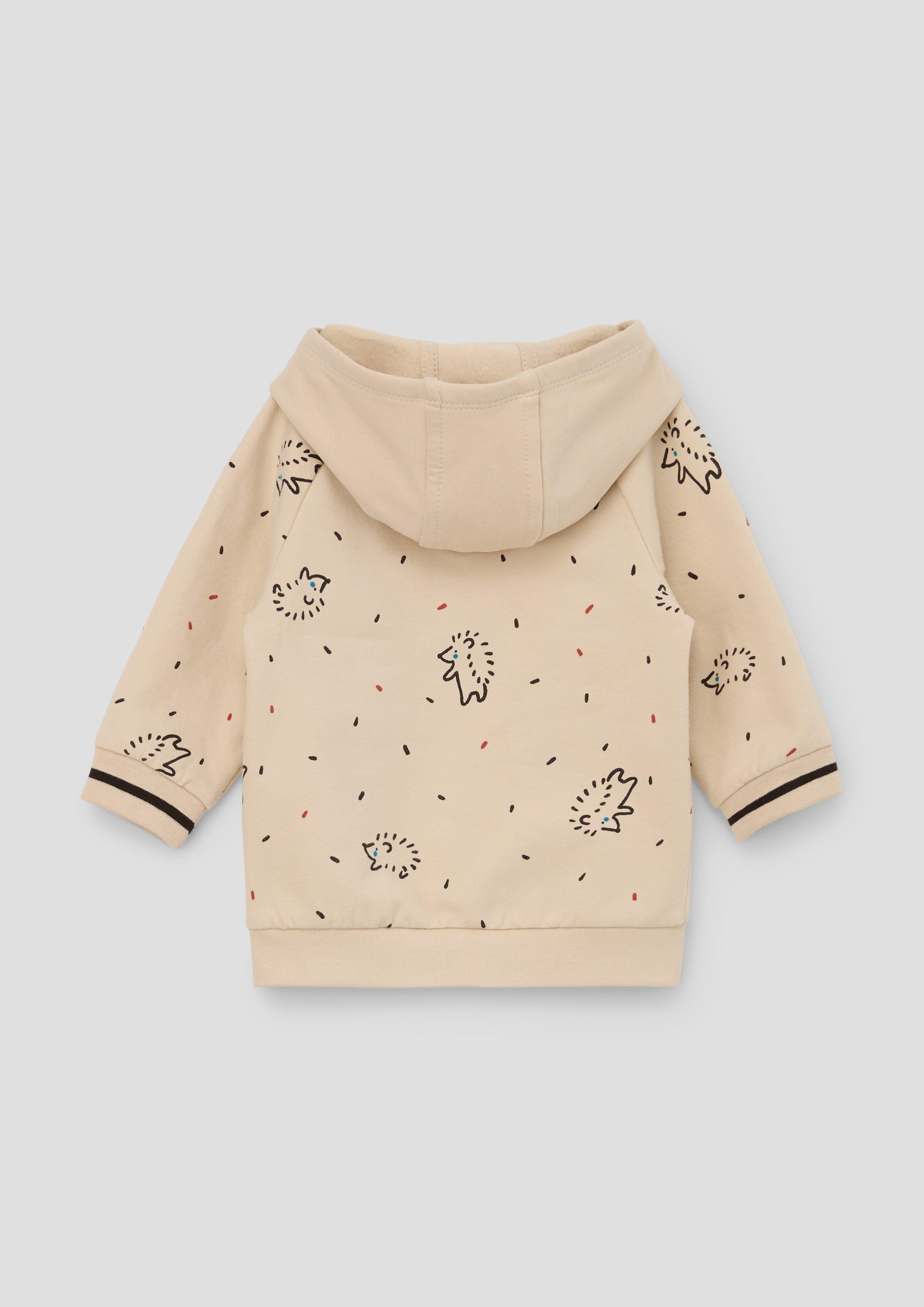 Kapuzensweatshirt mit Allover-Print  2133957-81A2
