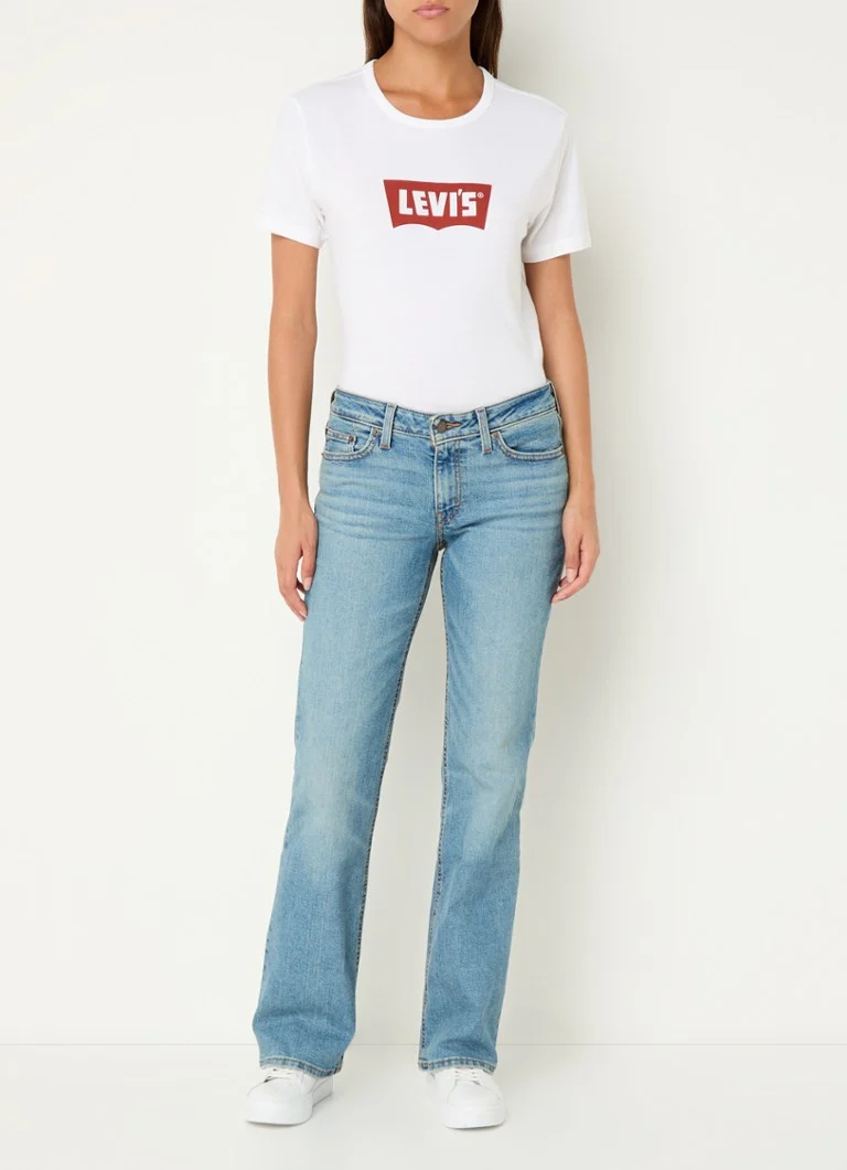 Blugi Levi's cu talie joasă, spălare medie