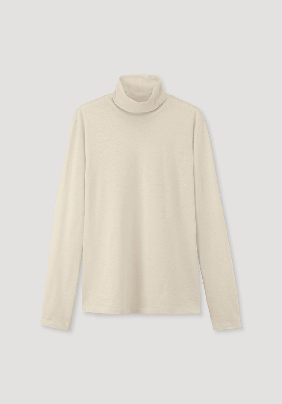 Rollkragen-Shirt aus reiner Bio-Baumwolle