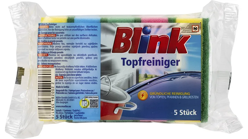 Blink Topfreiniger Bunt