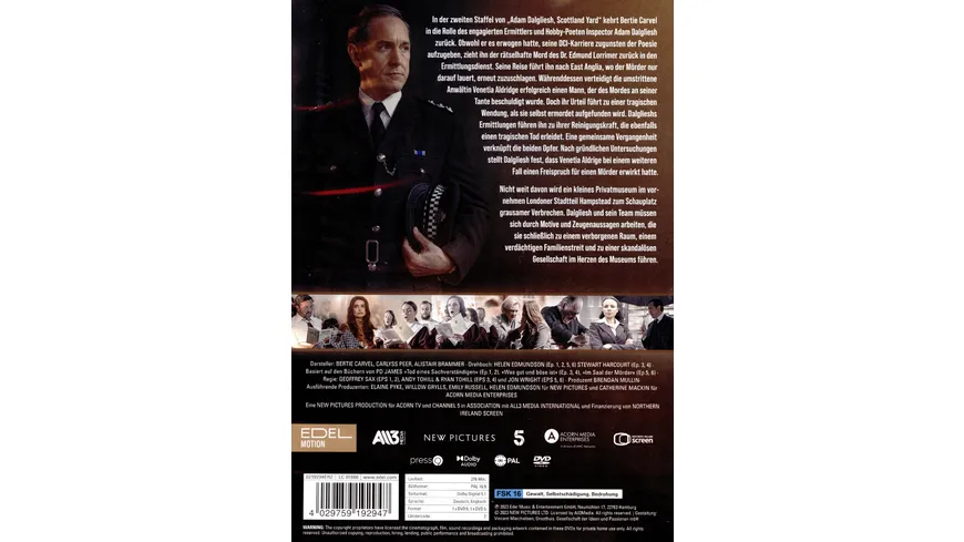 Adam Dalgliesh, Scotland Yard - Staffel 2  [2 DVDs]