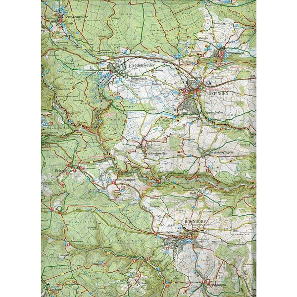 LGL BW 50 000 Freizeit Waldshut-Tiengen / Schluchsee - Wanderkarte