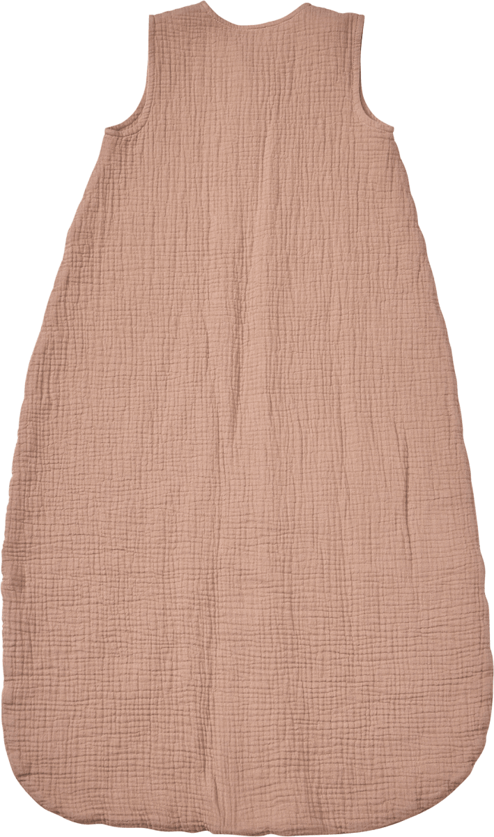 Schlafsack 0,5 TOG aus Musselin, braun, 80 cm, 1 St
