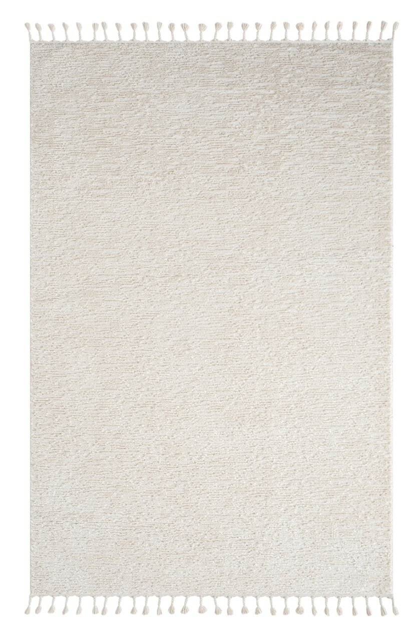 MyFlair Teppich Moroccan Retreat, 200 cm x 290 cm, Farbe weiß, rechteckig, Florhöhe 19mm