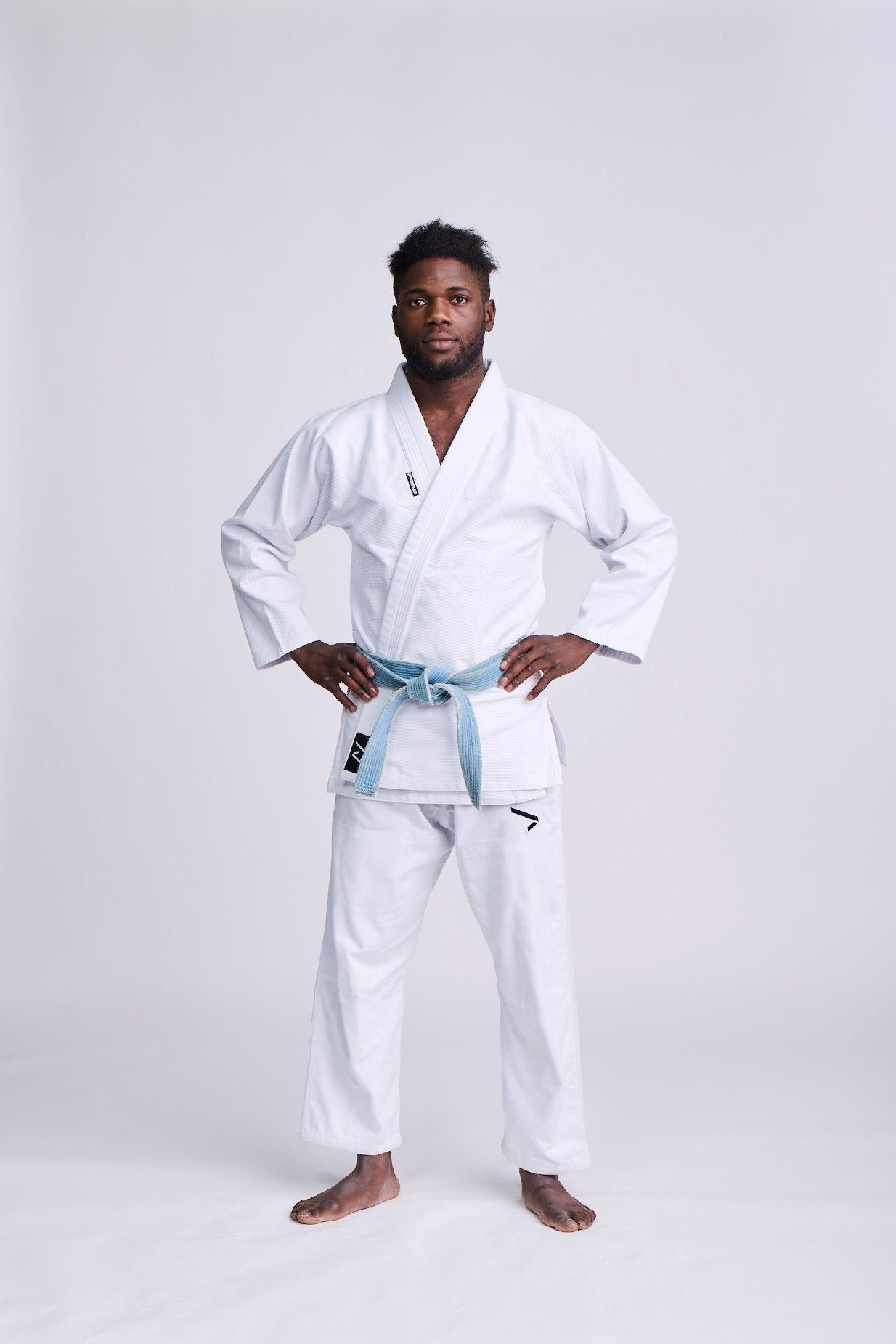 IPPONGEAR Karateanzug Rookie BJJ Brazilian Jiu Jitsu Anzug (Jacke, Hose und Gürtel), 350gr/m² Stoffdichte I Reißfestes Material