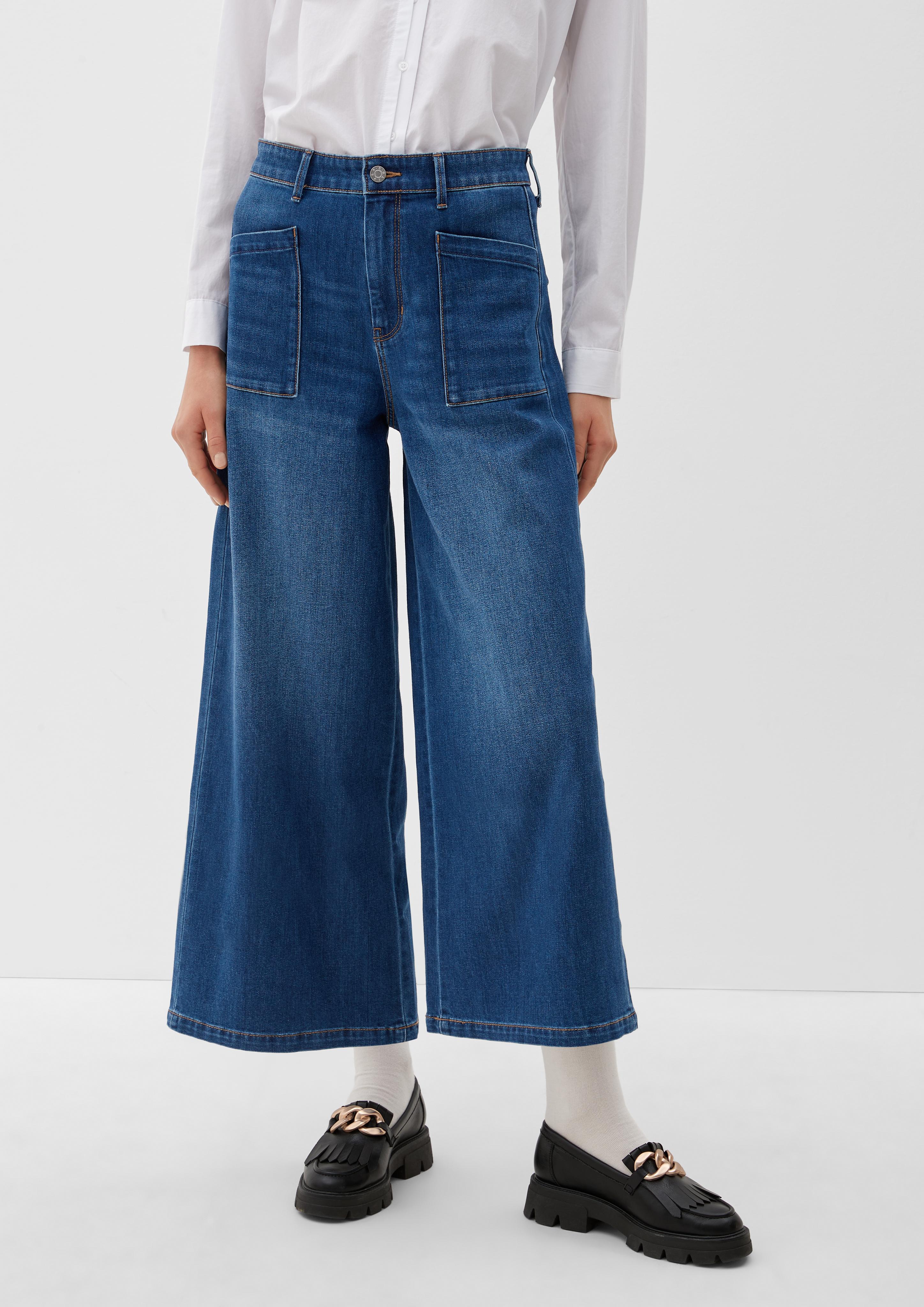 Jeans-Culotte Suri / Regular Fit / High Rise / Wide Leg  2120668-55Z4