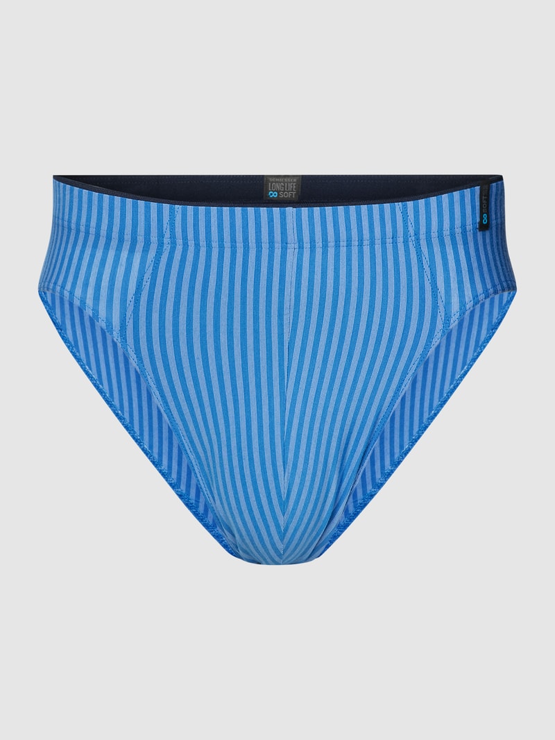 Slip mit Streifenmuster Modell 'Supermini' in bleu