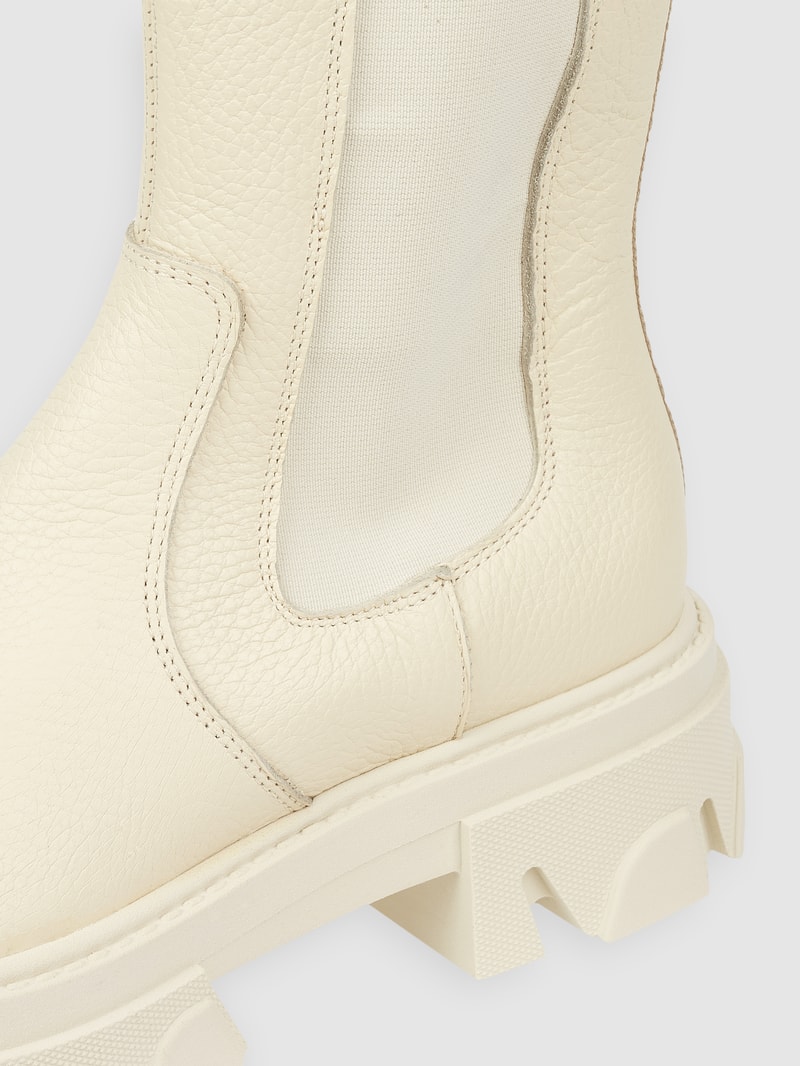Chelsea Boots aus Leder Modell 'Ginola' in offwhite