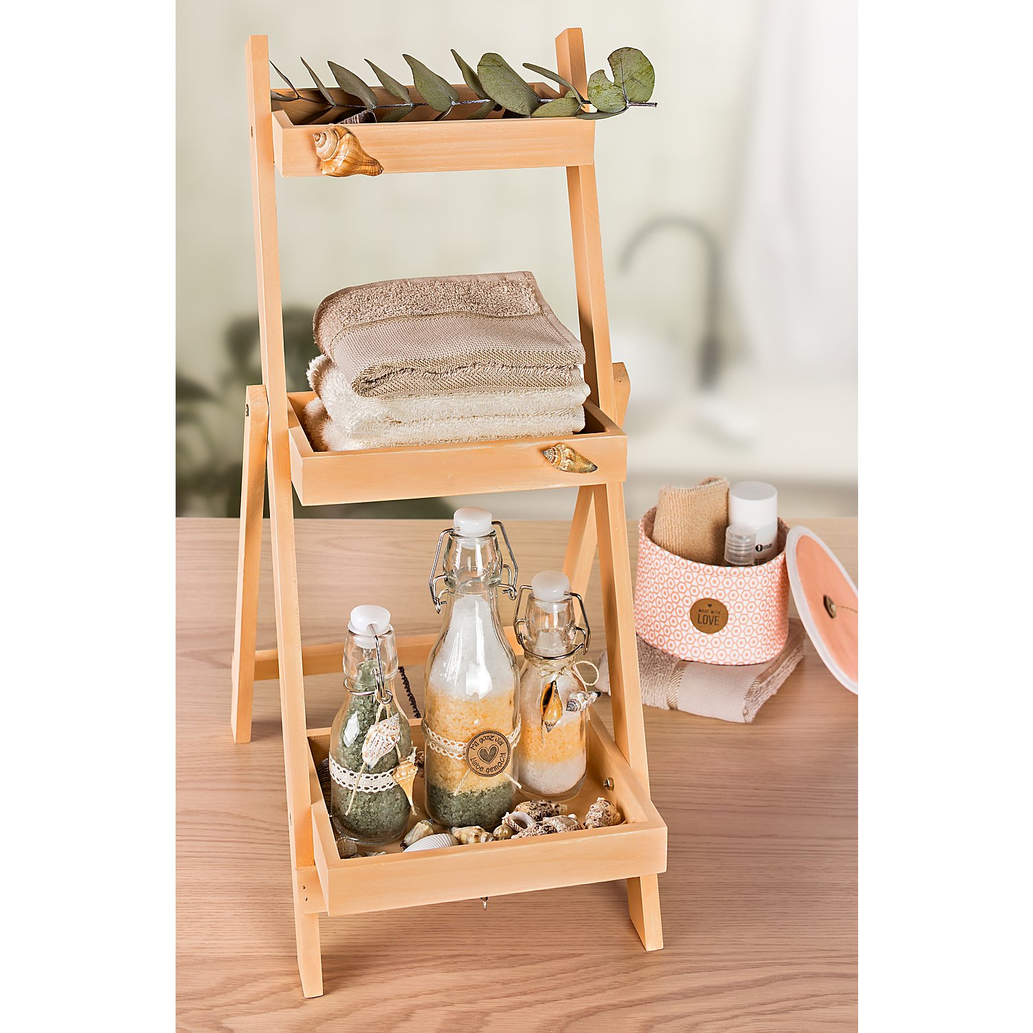 buttinette Gästetücher 2er-Pack, taupe