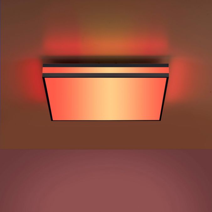 LED Deckenleuchte Mario Black 45 x 45 cm