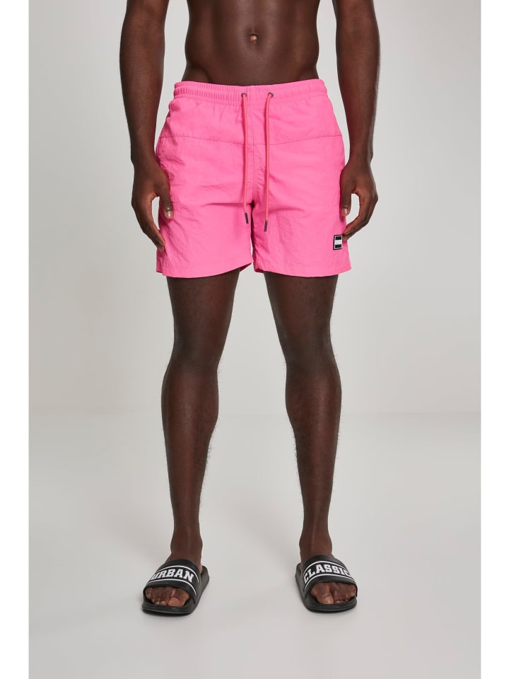 Urban Classics Urban Classics Badeshorts in neonpink günstig kaufen