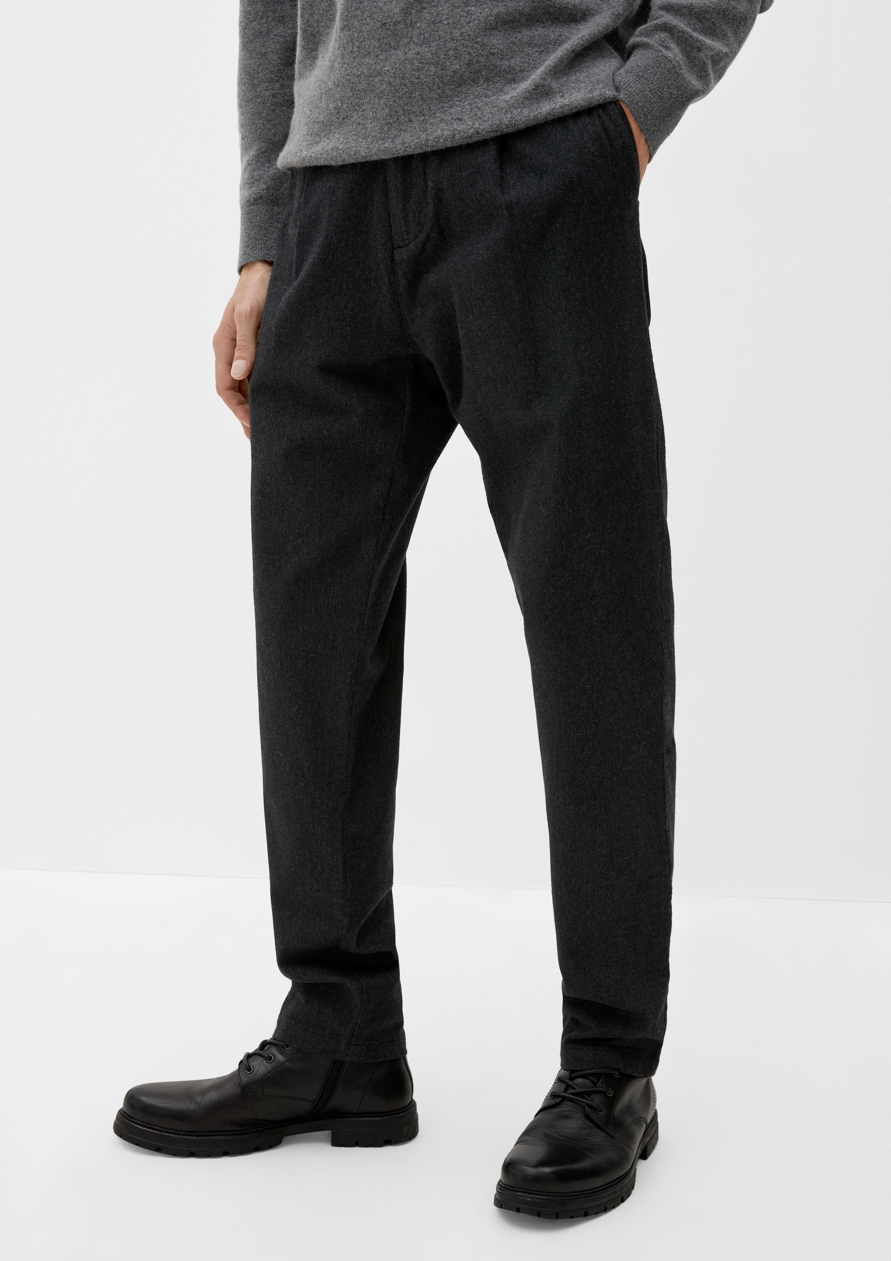Relaxed: Hose aus Baumwollstretch  2126061-98W0