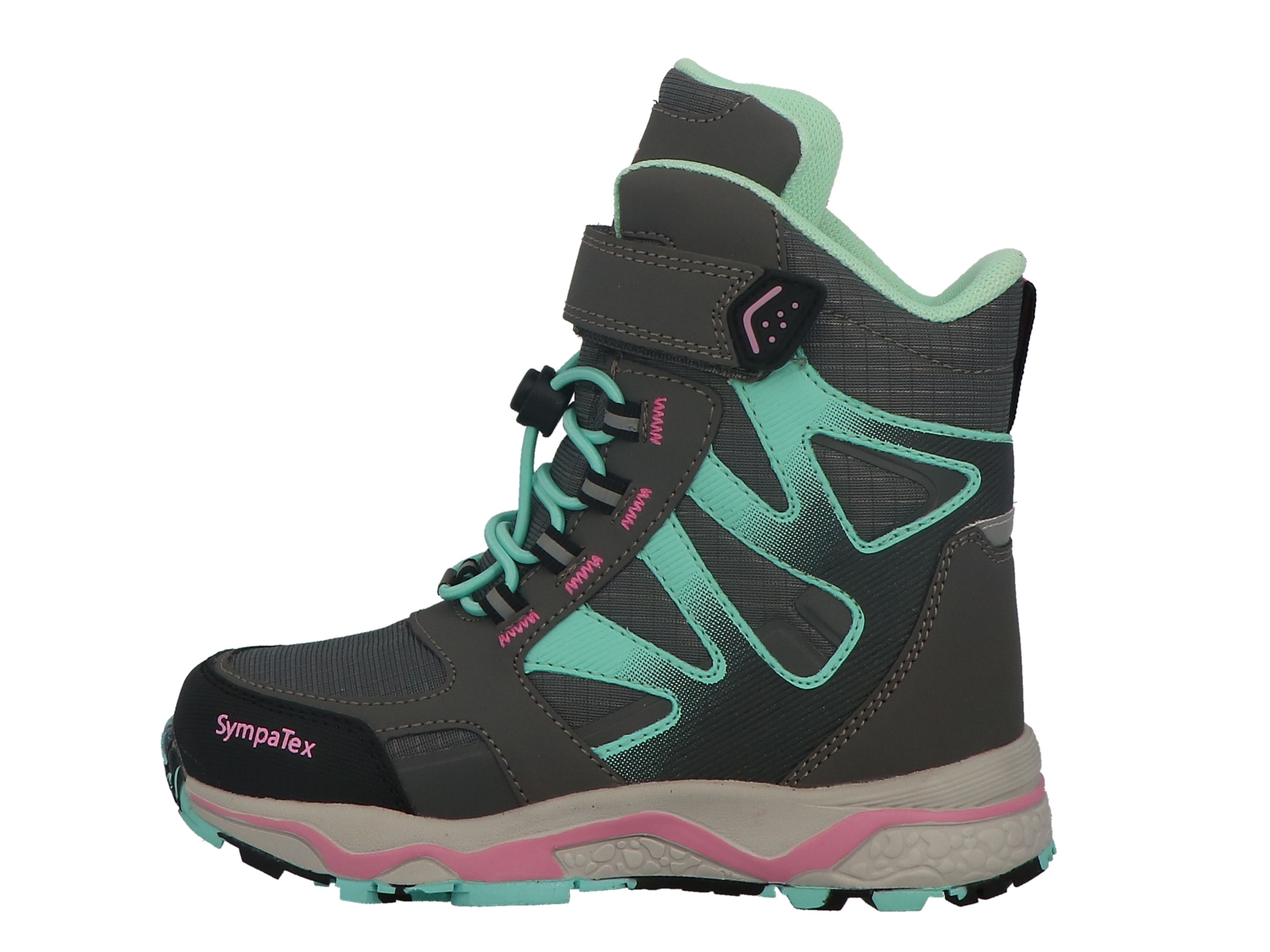 Lurchi Schneestiefel Lenno-SYMPATEX - grey-turquoise