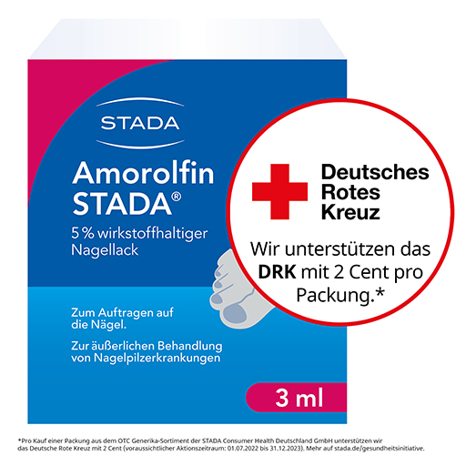 AMOROLFIN STADA 5% wirkstoffhaltiger Nagellack  3 ml  Wirkstoffhaltiger Nagellack