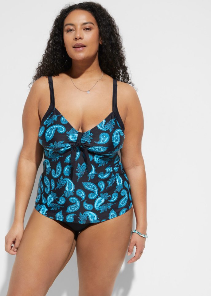 Tankini Oberteil aus recyceltem Polyamid