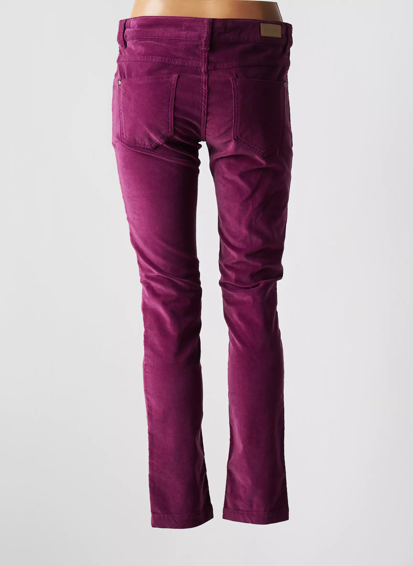 Pianurastudio Pantalons Slim Femme couleur violet
