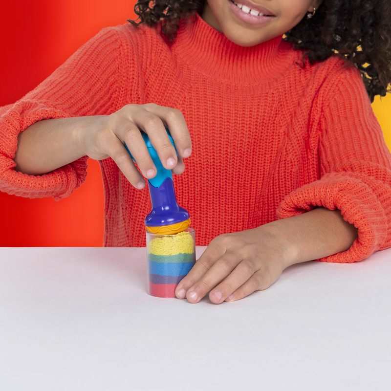 Coffret Arc-en-ciel et 6 accessoires Kinetic Sand