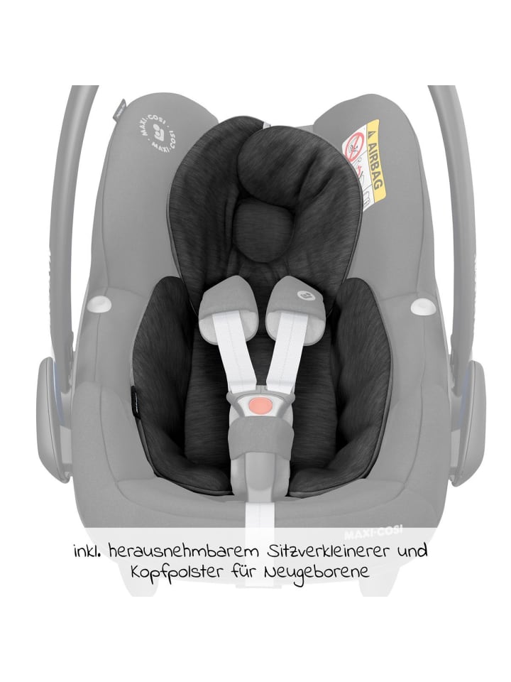 Maxi-Cosi 3in1 Babyschale & Reboarder-Set ab Geburt in schwarz günstig kaufen onesize