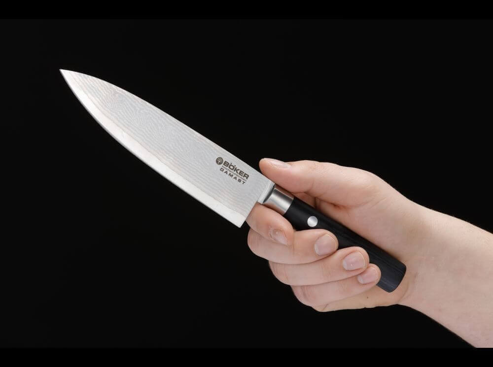 Damast Black Chefmesser Klein