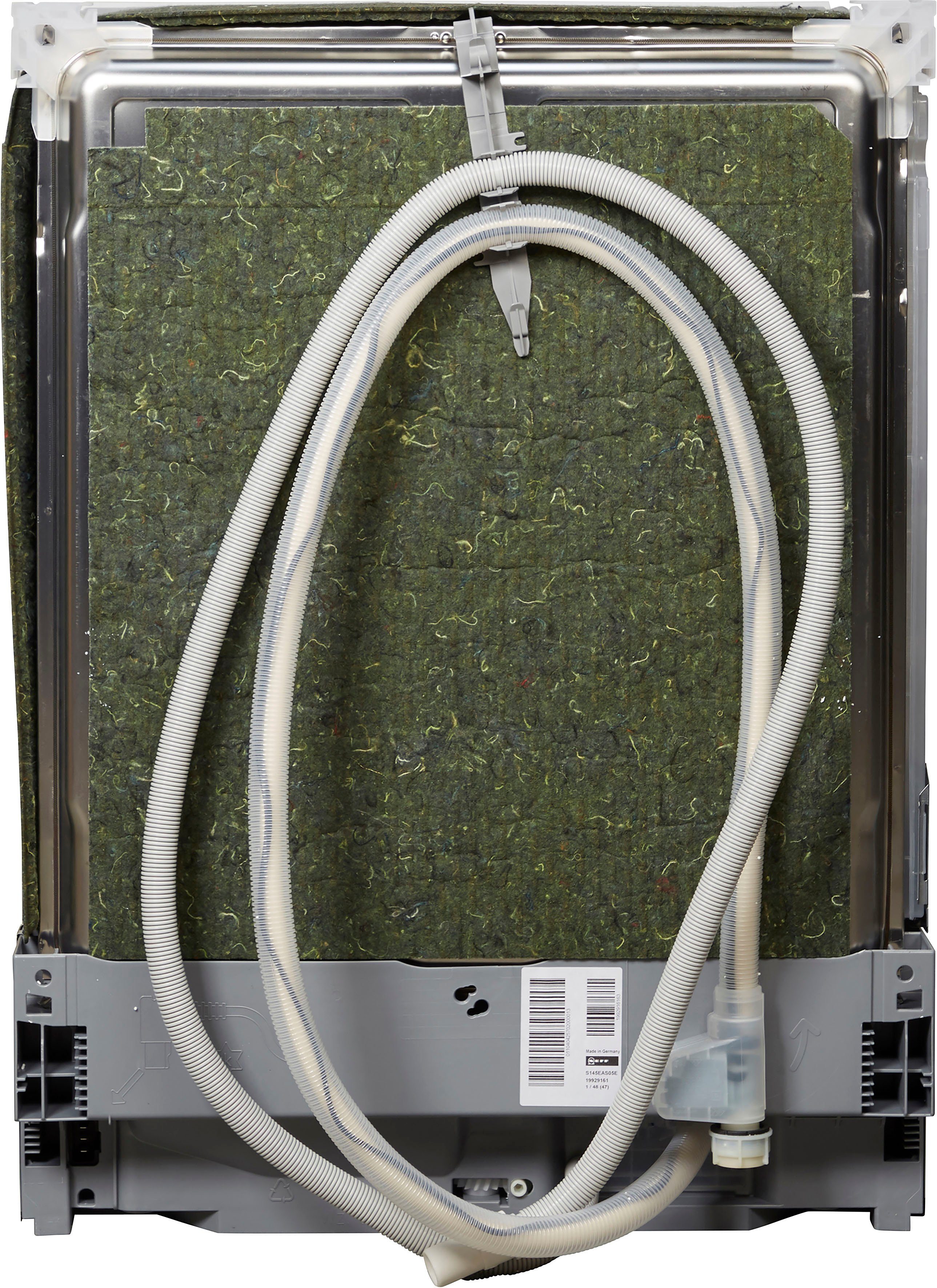 NEFF teilintegrierbarer Geschirrspüler, S145EAS05E, 13 Maßgedecke