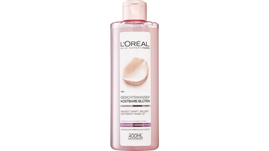 L'Oréal Paris Kostbare Blüten Reinigungswasser Toner 400 ml