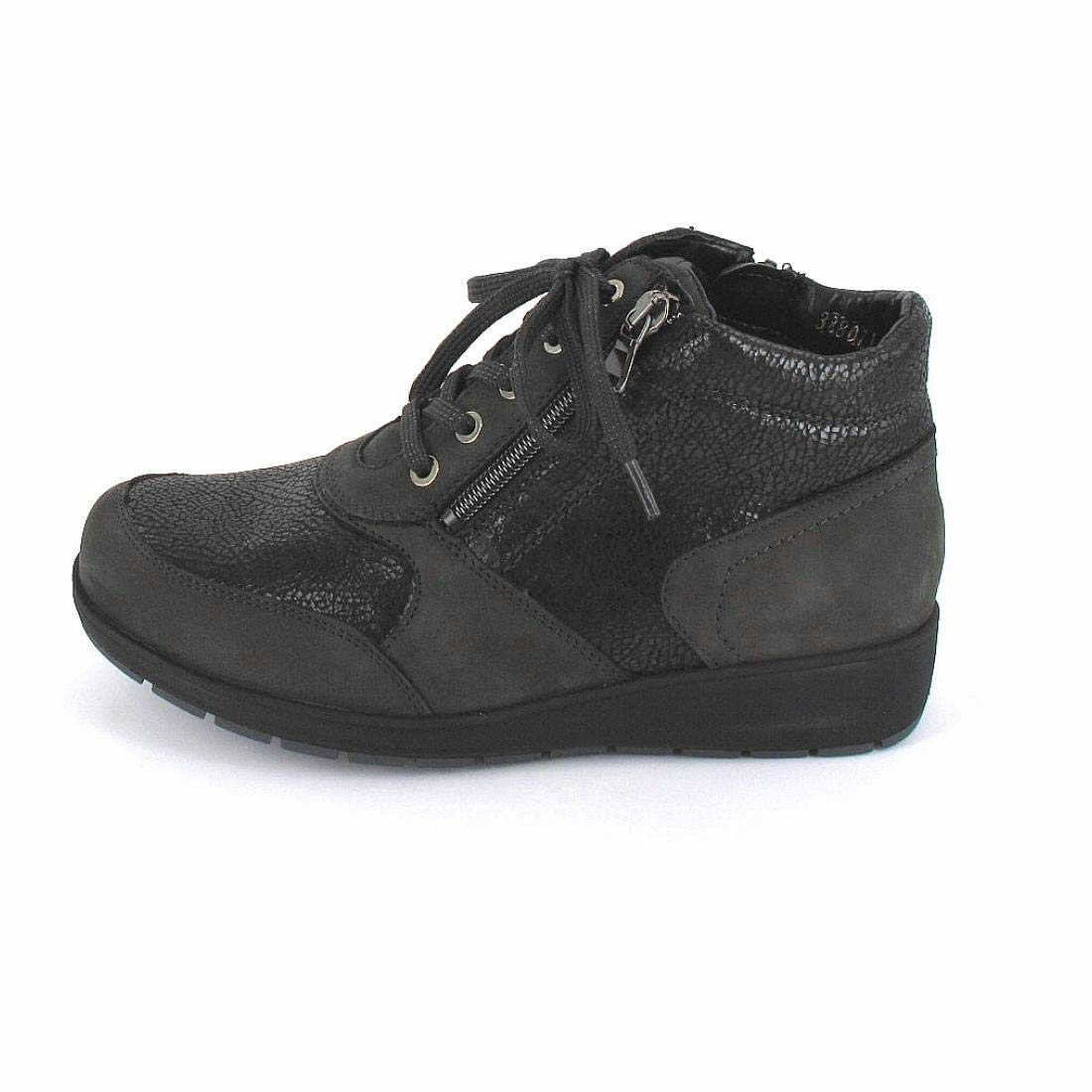 WALDLÄUFER Schnür-Stiefeletten grau Mimi