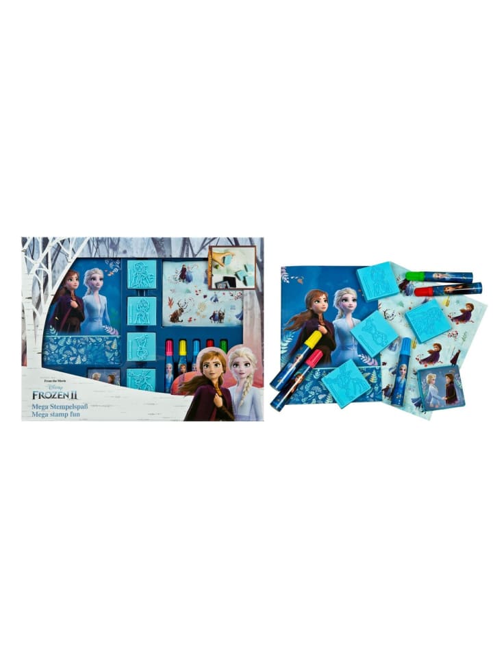 Disney Mega-Stempelset Magischer Malspaß mit deinen Frozen-Lieblingen in Mehrfarbig günstig kaufen 29 x 27 cm