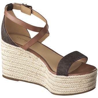 Michael Kors Serena Wedge Espadrille in braun