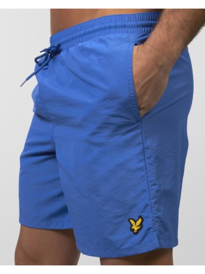 Lyle & Scott Badeshorts in Blau günstig kaufen