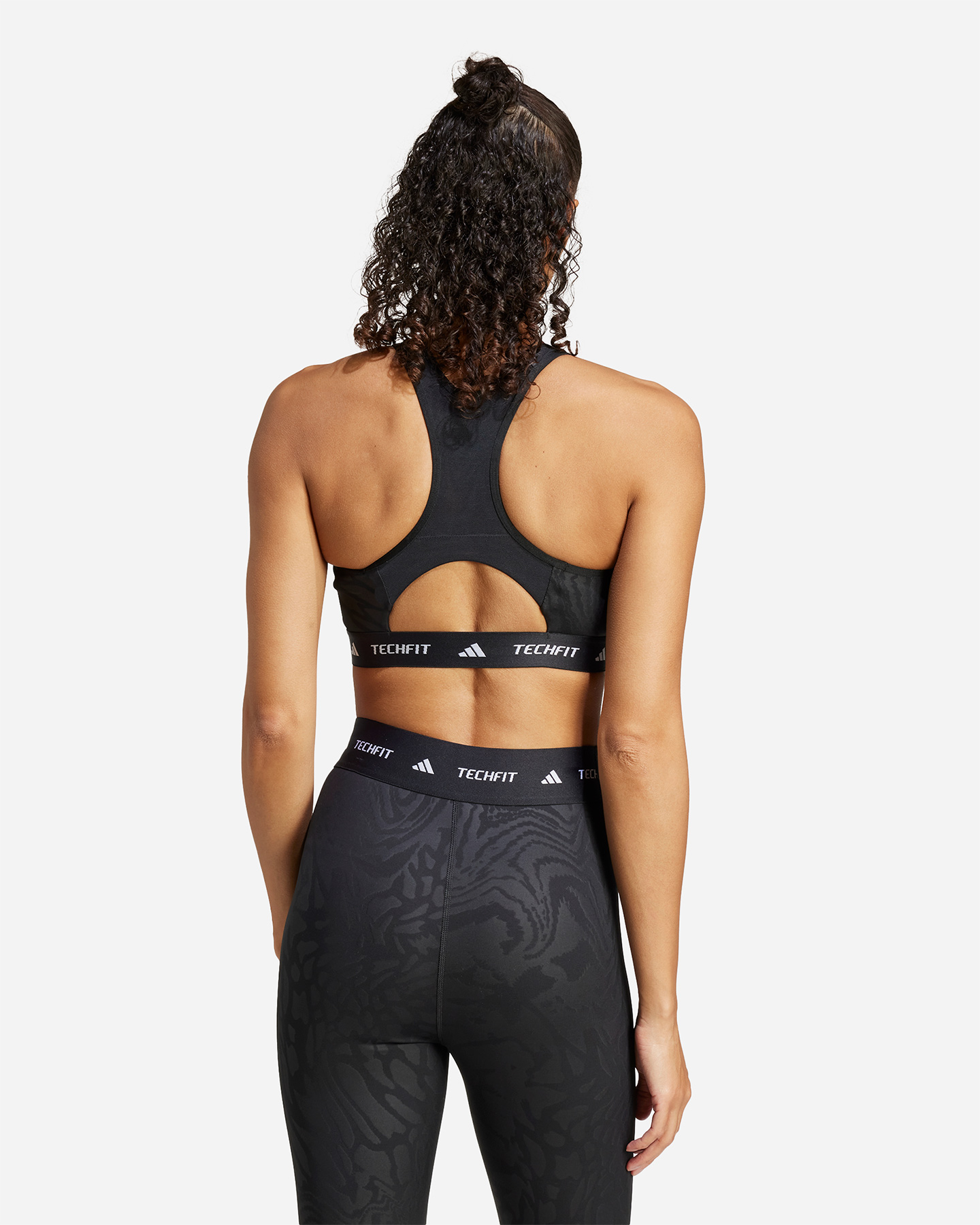 Biustonosz treningowy Adidas Techfit Print W JE3656