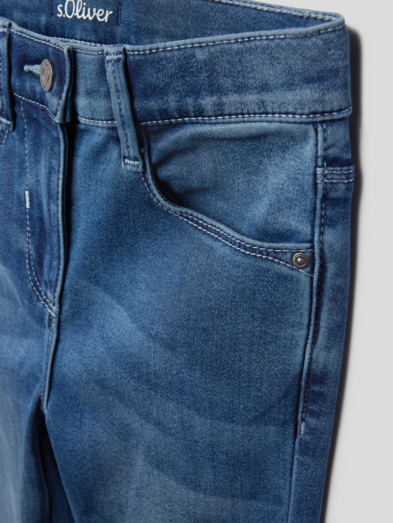 Slim Fit Jeans mit Stretch-Anteil in blau