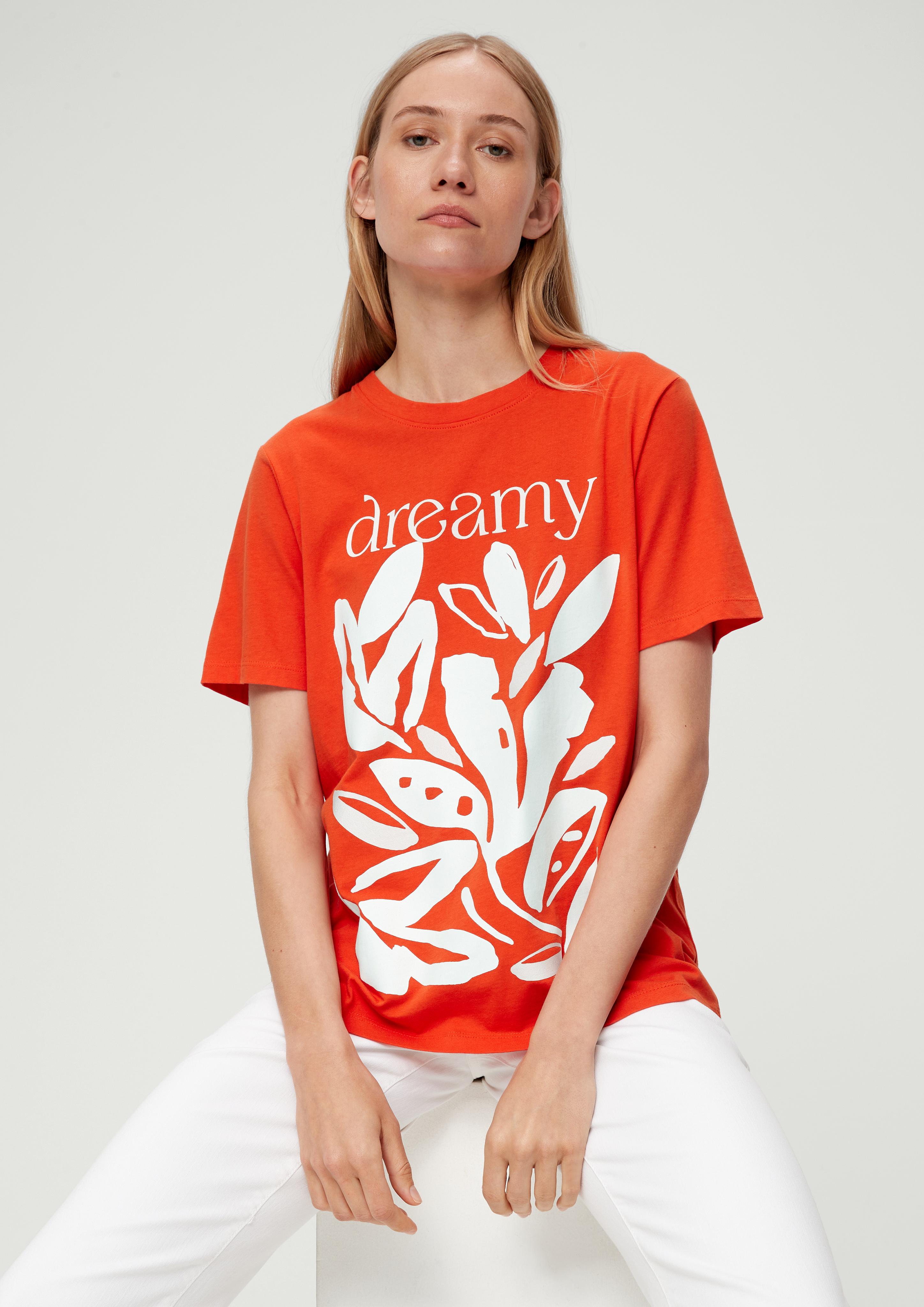 Baumwollshirt mit Frontprint  2133136-25D1
