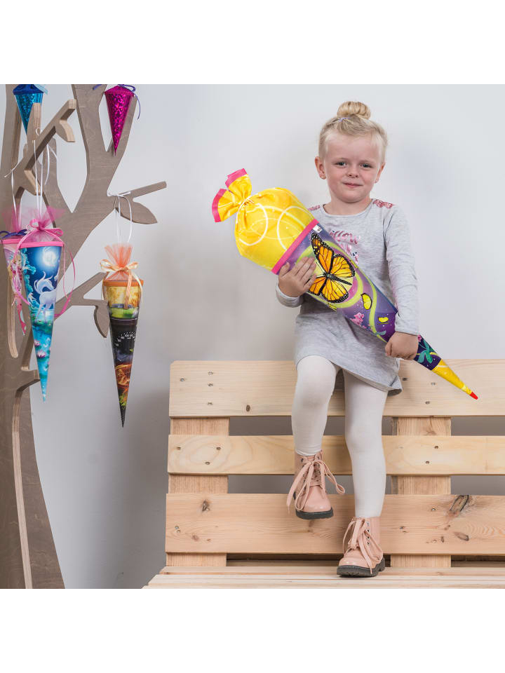 ROTH Stoffschultüte Stoffwunder Schmetterling 70 cm mit Rohling in Bunt günstig kaufen onesize