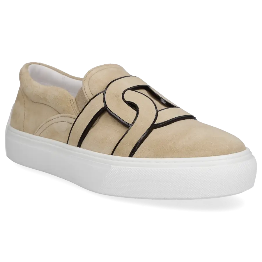 Tod's - Slip Ons KATE Veloursleder - beige