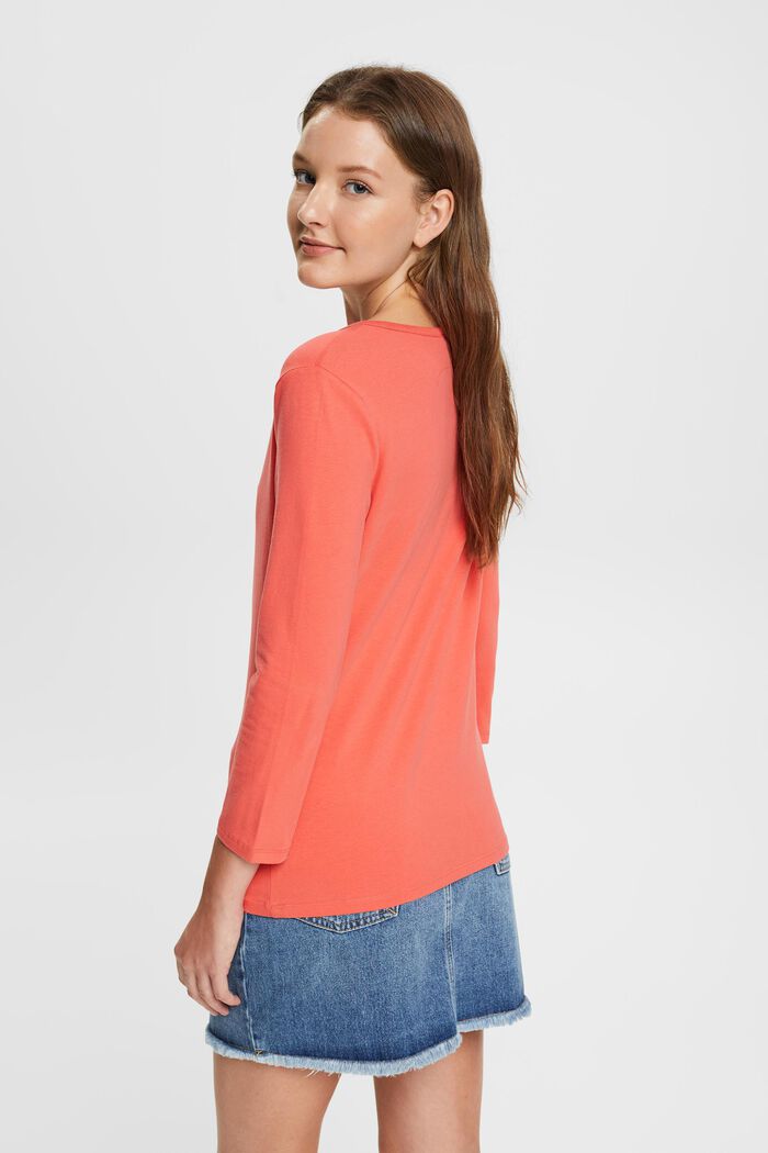 Longsleeve mit Henley-Ausschnitt