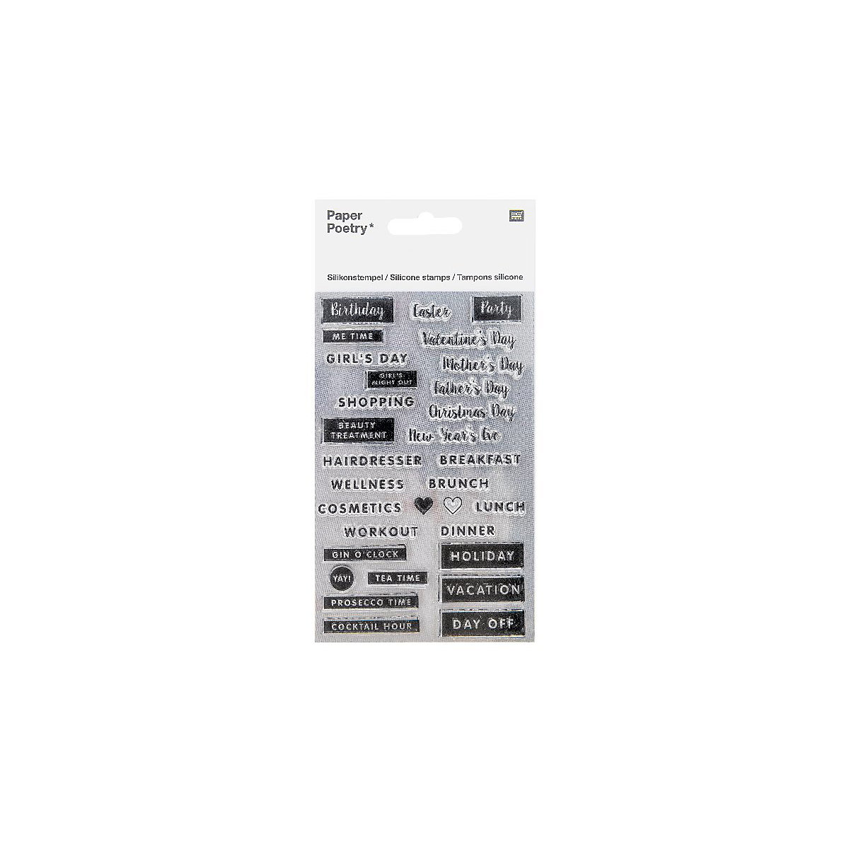Silikonstempel, Bullet Diary, Termine