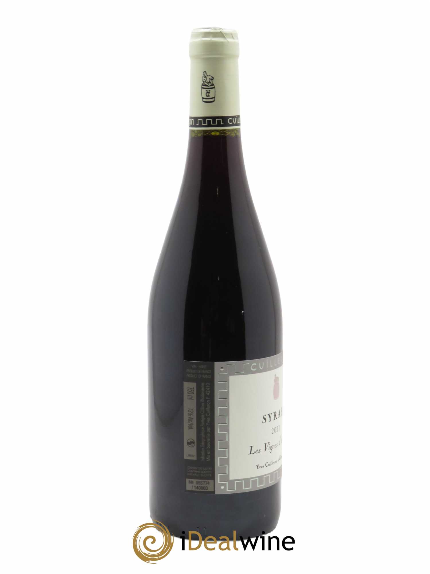 IGP Collines Rhodaniennes Syrah les Vignes d'à côté Yves Cuilleron (Domaine)  2021 - Lot de 1 Bouteille