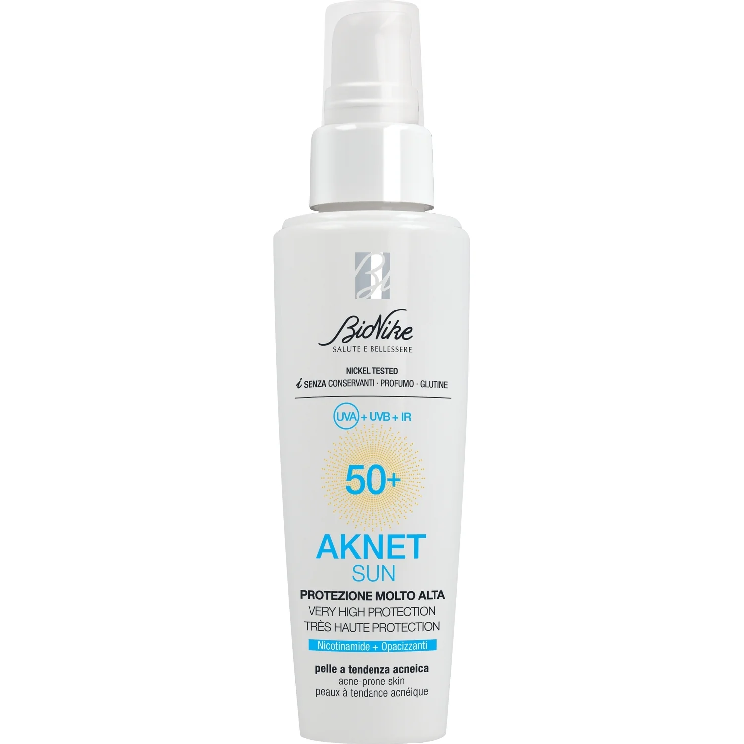 Aknet Aknet Sun SPF50+ – Høybeskyttelses solkrem for ansiktet.