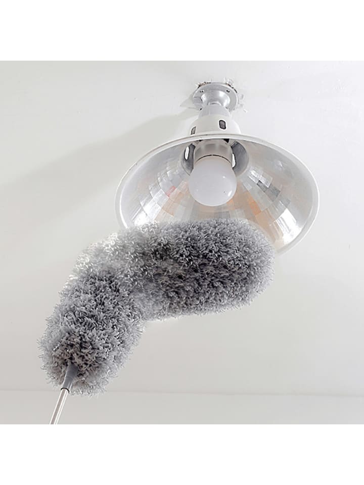 Intirilife Mikrofaser Staubwedel mit Teleskopgriff in Grau günstig kaufen onesize