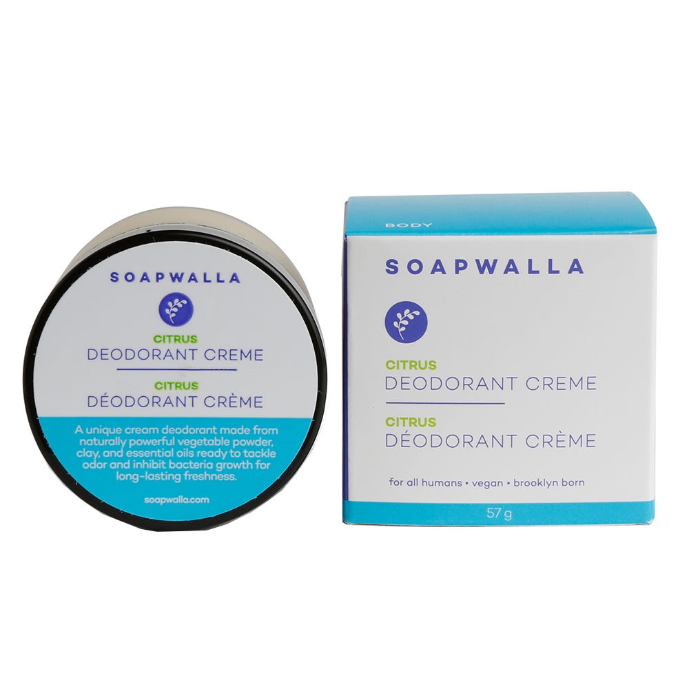 SOAPWALLA Deodorant Cream Sensitive Citrus 57 g
