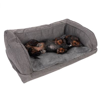 Orthopädisches Hundesofa grau