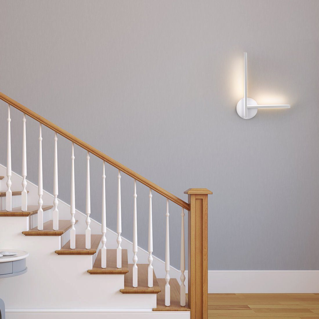 S'AFIELINA LED Wandleuchte LED Wandleuchten Modern 90° Winkel LED Wandlampe, 3 Lichtfarben 3000K/4000K/6000K Wandbeleuchtung