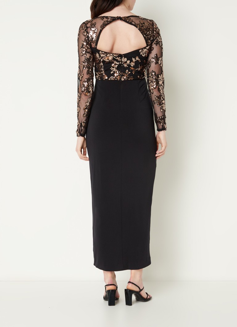 Phase Eight Jacinta maxi dress with sequins and backless design