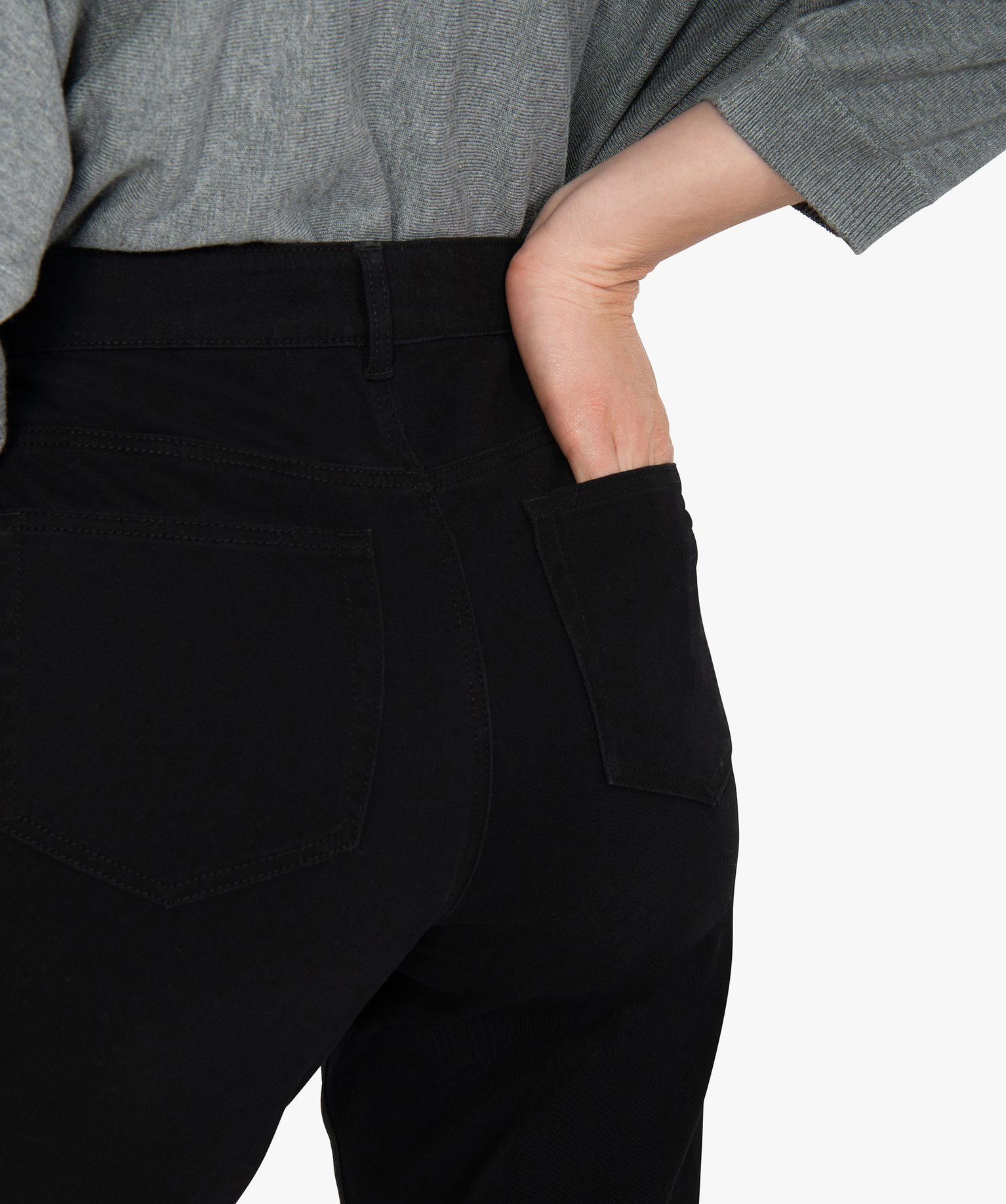 Jean femme coupe regular taille normale noir | GEMO